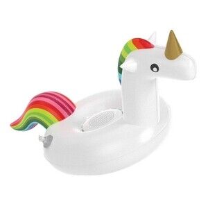 GEMS Waterproof Floating Inflatable Unicorn Bluetooth Pool Speaker